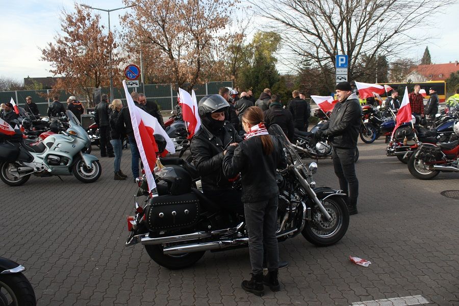 Motocykliści świętowali Dzień Niepodległości (FOTO  VIDEO)