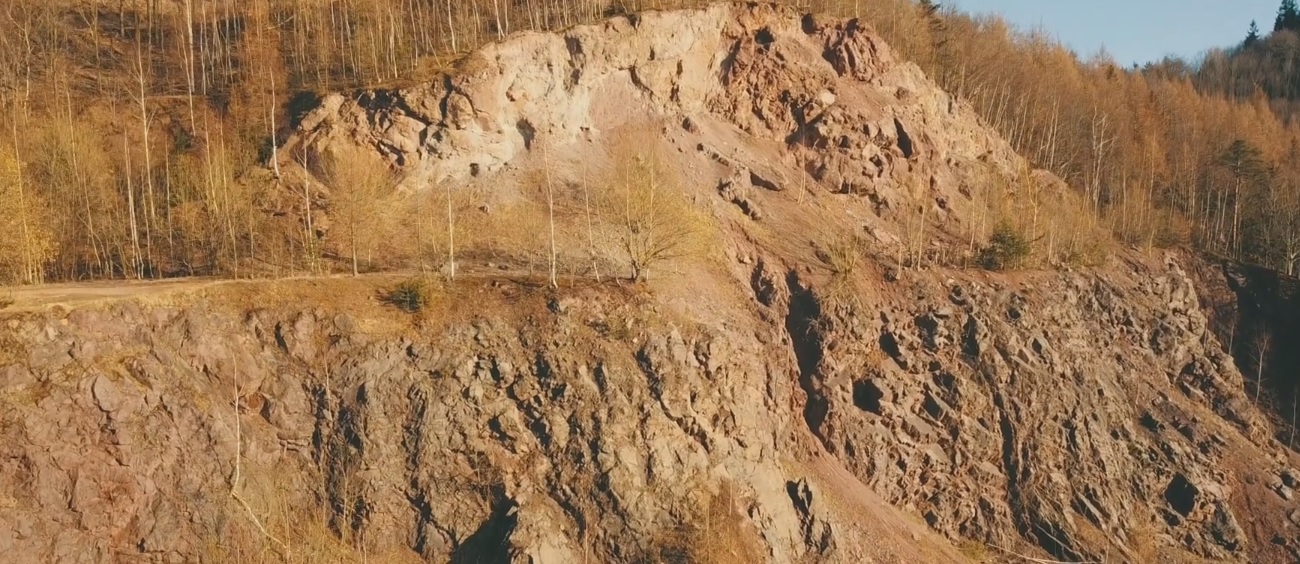 Dawny kamieniołom na Podgórzu z drona