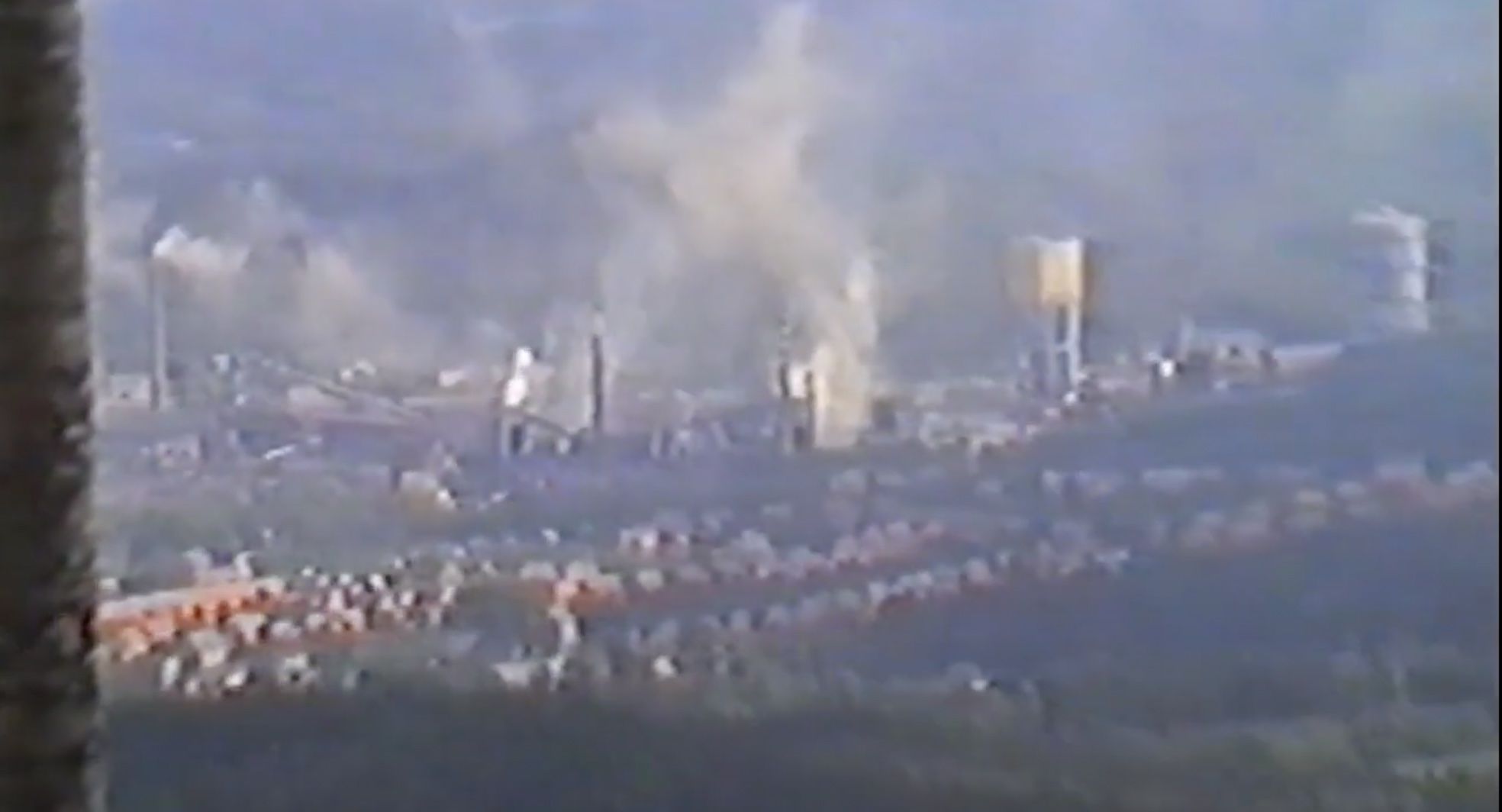 Widok z Chełmca w 1994 - archiwum VHS youtubera