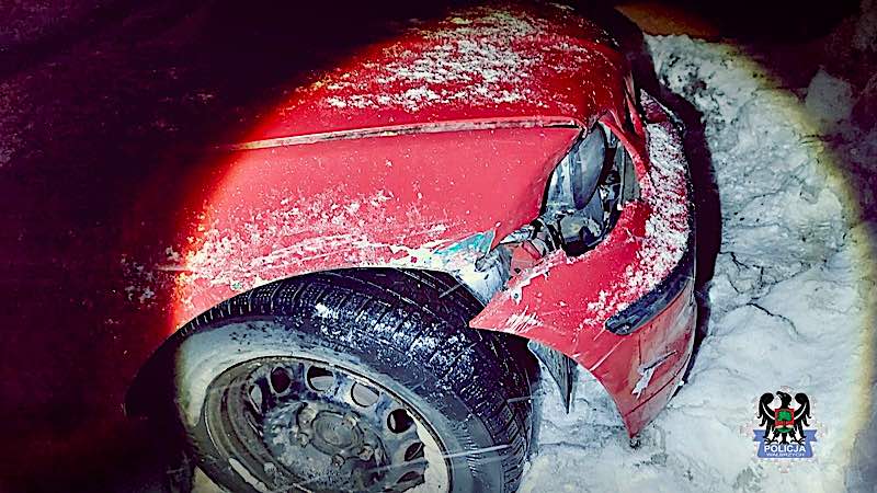 Pijany rajd: 42-latek uszkodził 4 samochody. Miał ponad 3 promile